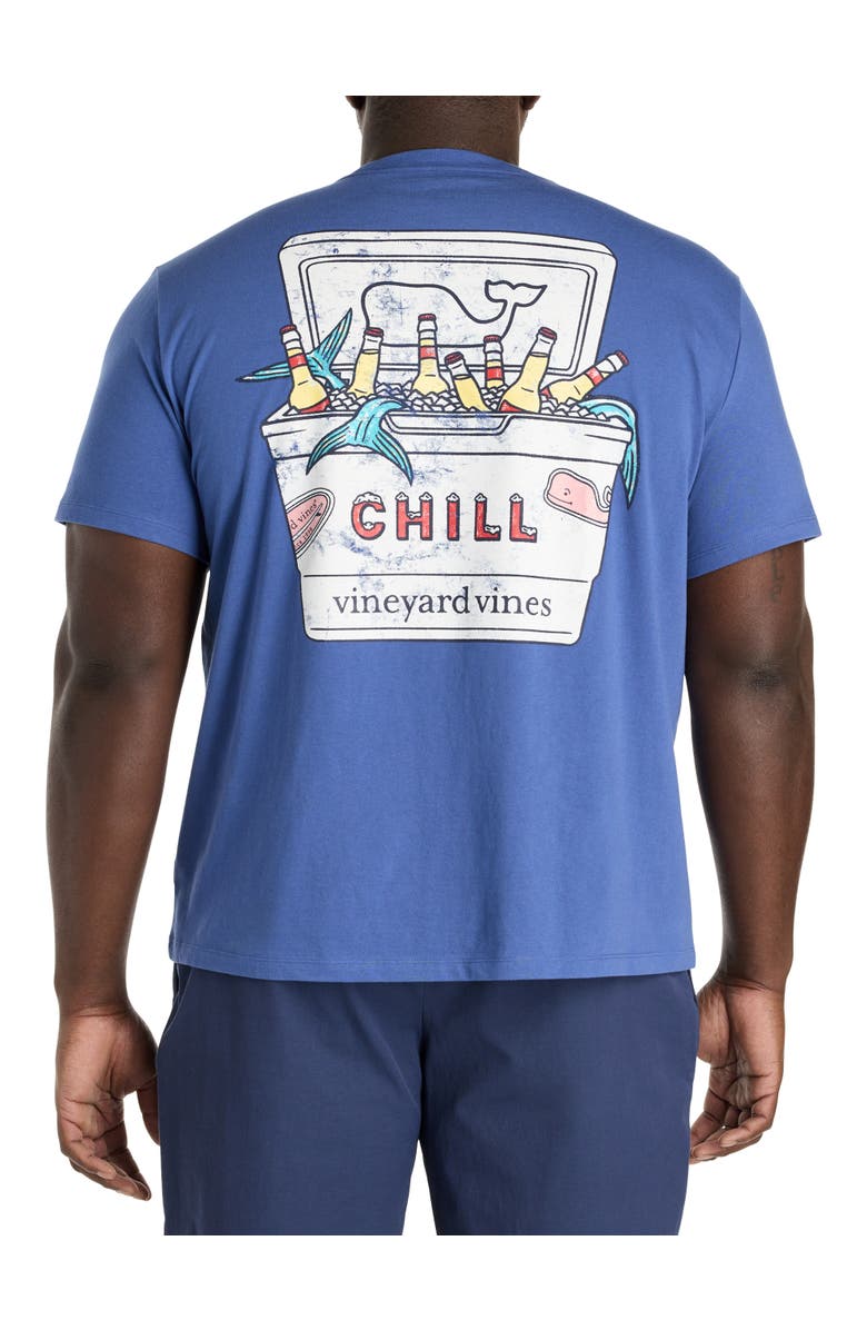 vineyard vines Big & Tall Chill Cooler Graphic Tee, Alternate, color, Moonshine