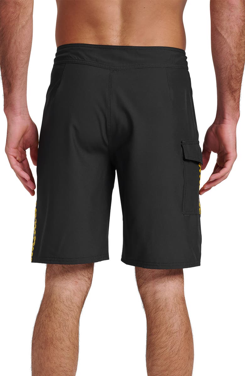 Quiksilver HI Sidewind 20" Board Shorts, Alternate, color, Black.