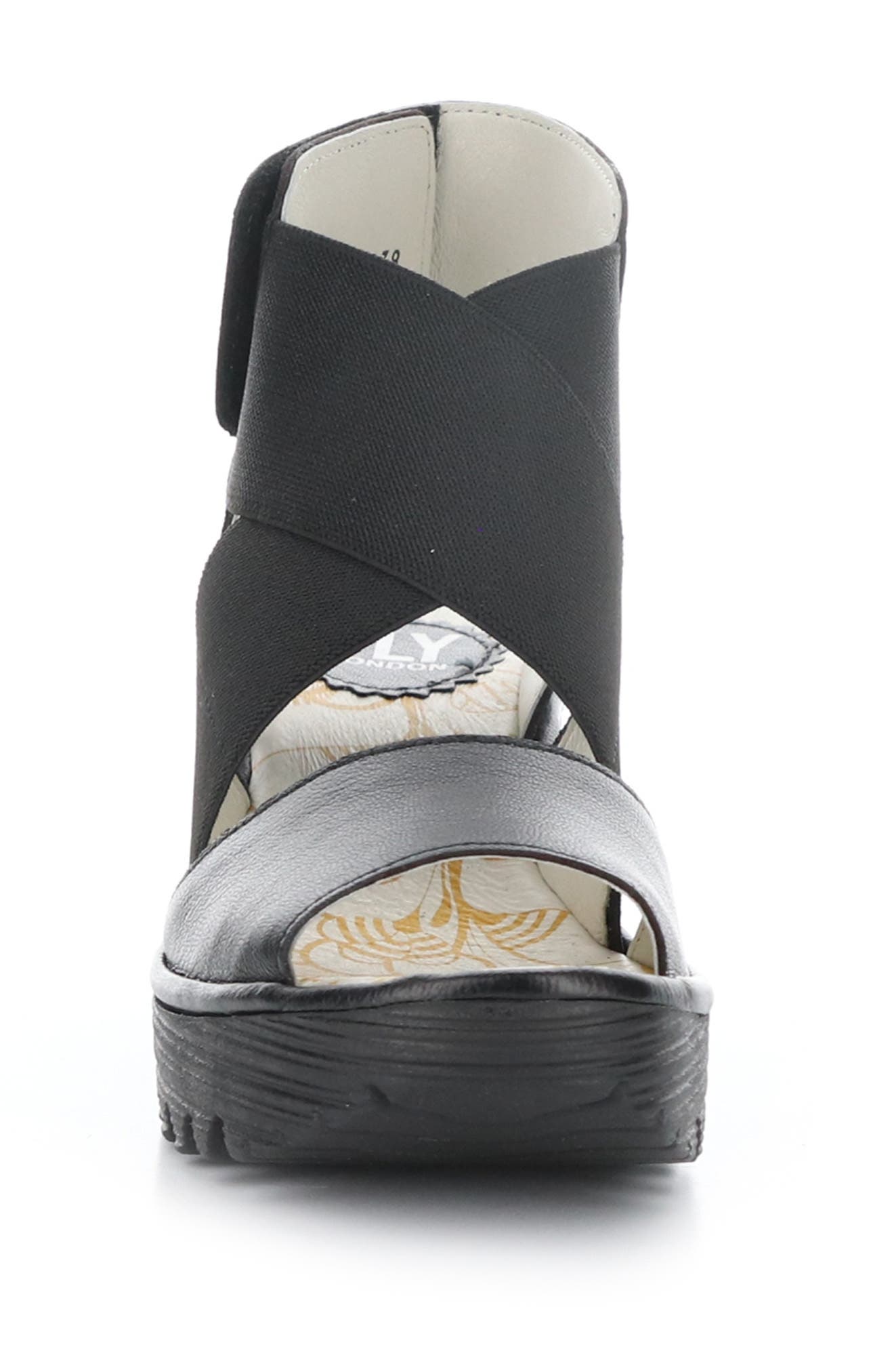 Fly London Yuba Platform Wedge Sandal, Alternate, color, 