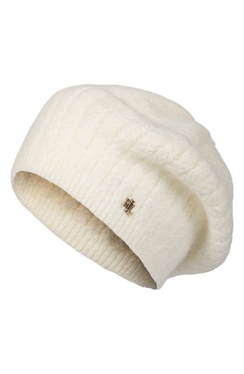 Herringbone Knit Beret