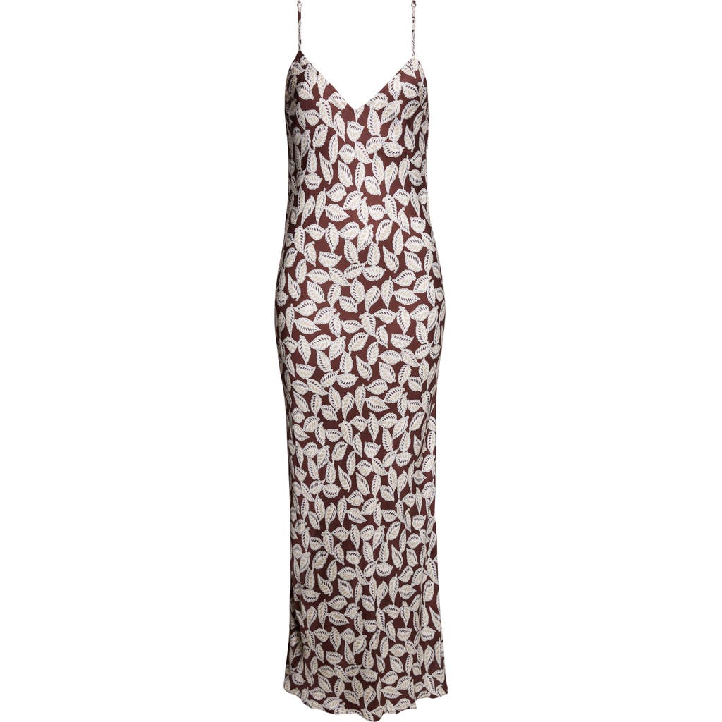 Bode Paper Birch Print Slipdress In Multi
