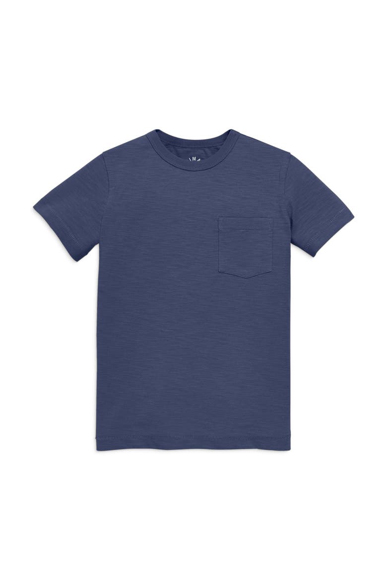 Kids Pocket Tee, Main, color, Sunwashed Navy