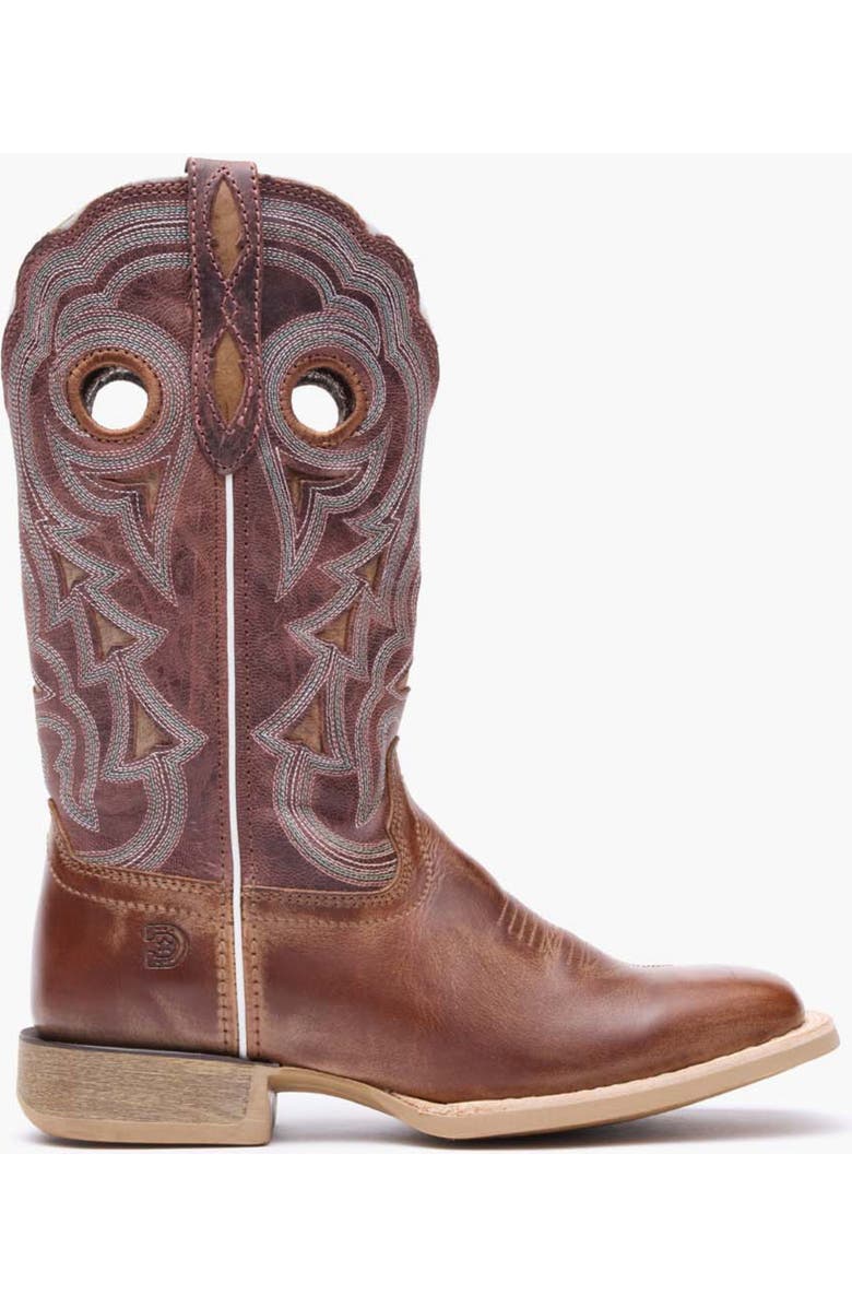 DURANGO Women's Burnished Rose Western Boot, Main, color, Dusty Brown Sky Blue