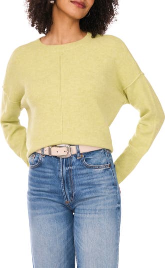 Exposed Seam Crewneck Sweater