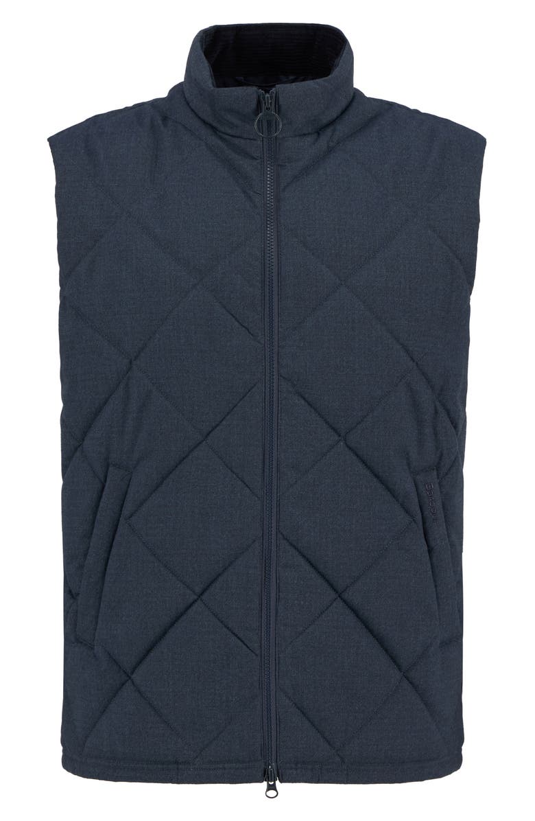 Barbour Finn Quilted Vest, Alternate, color, Navy