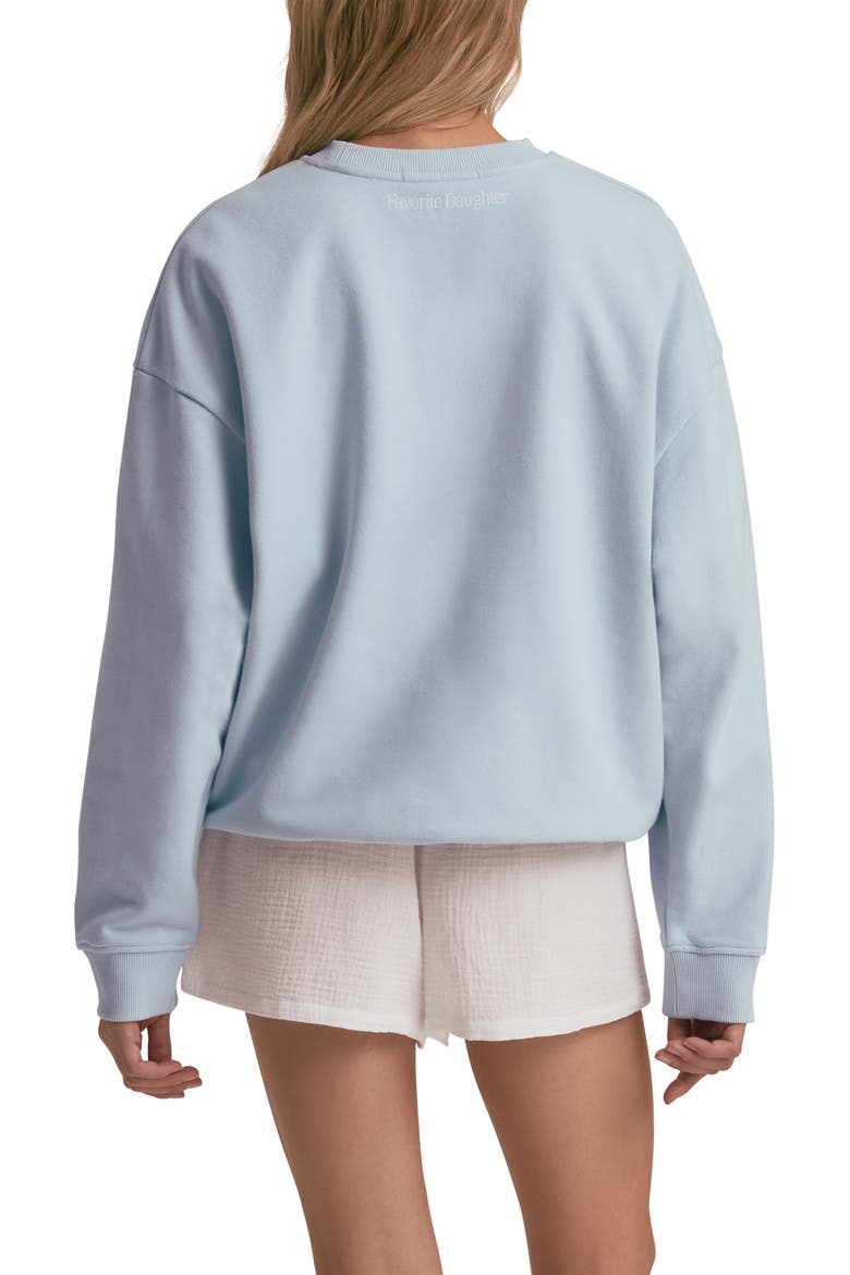Favorite Maid of Honor Cotton Blend Sweatshirt, Alternate, color, SKY BLUE