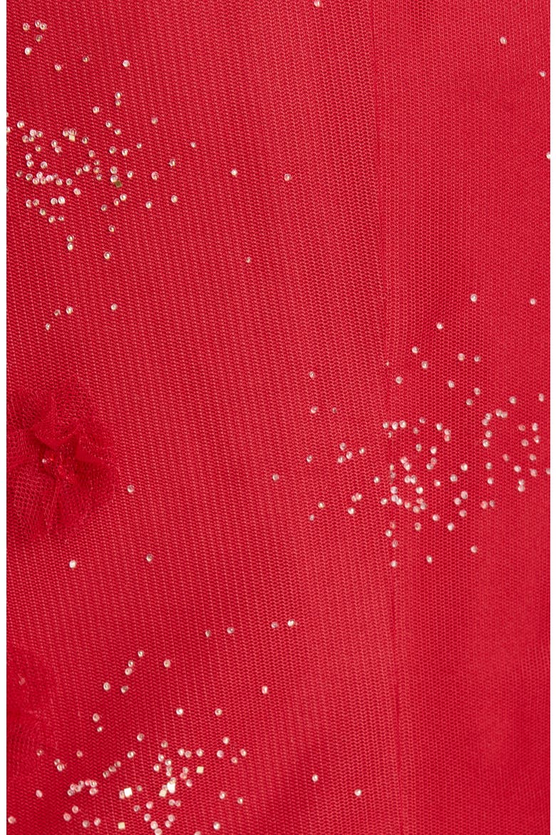 Floral Appliqué Trumpet Gown, Alternate, color, WINE