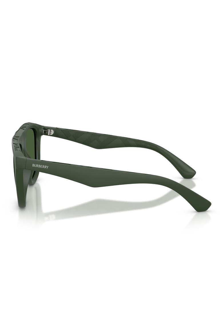 55mm Square Sunglasses, Alternate, color, MATTE GREEN