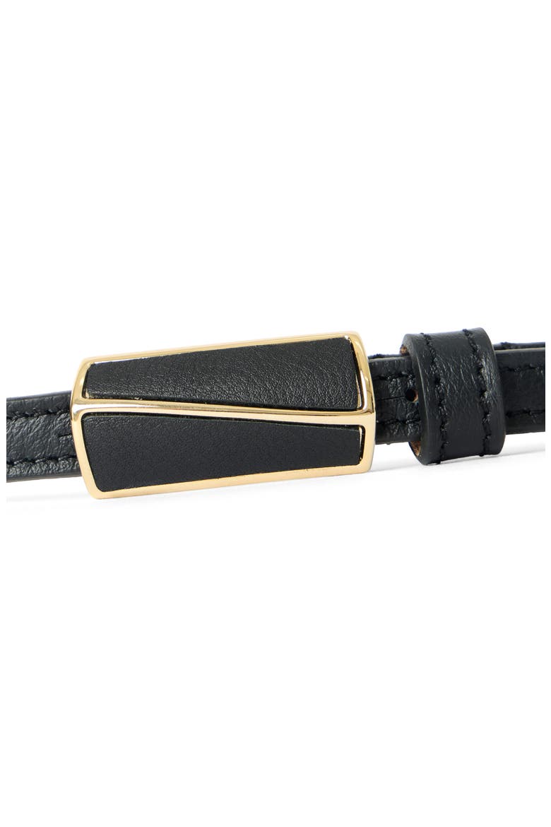 Elodie Leather Belt, Alternate, color, BLACK GOLD