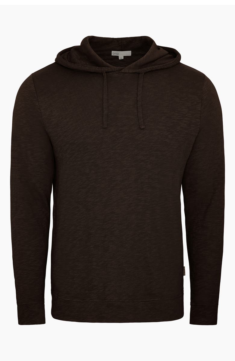 Onia Heavyweight Slub Hoodie, Main, color, Kona