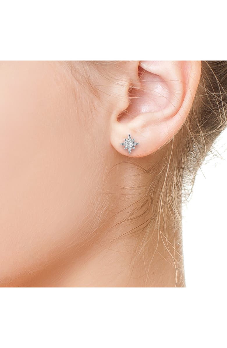 EFFY Sterling Silver Diamond Burst Stud Earrings - 0.22 ctw., Alternate, color, Silver