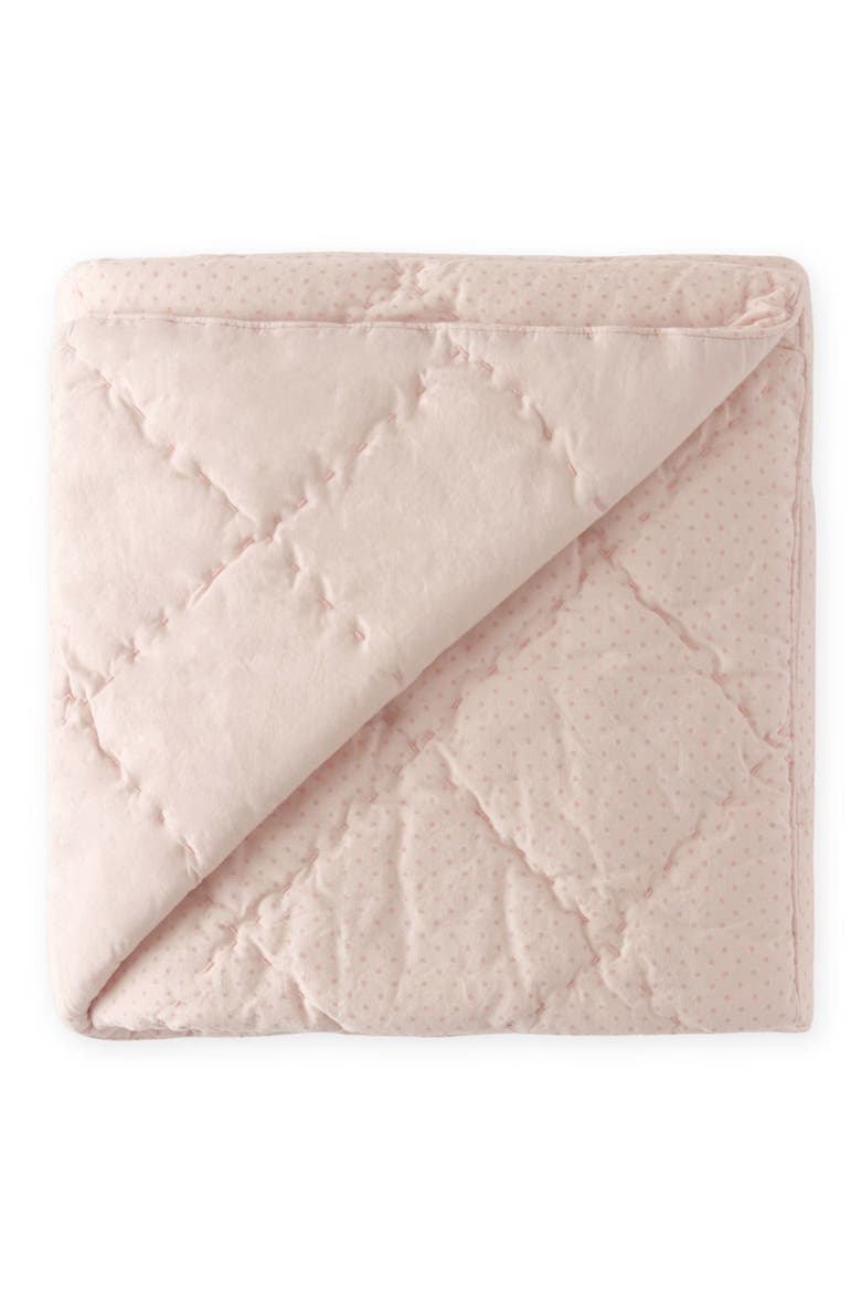 Pin Dot Organic Cotton Blanket, Main, color, PIN DOT PEONY