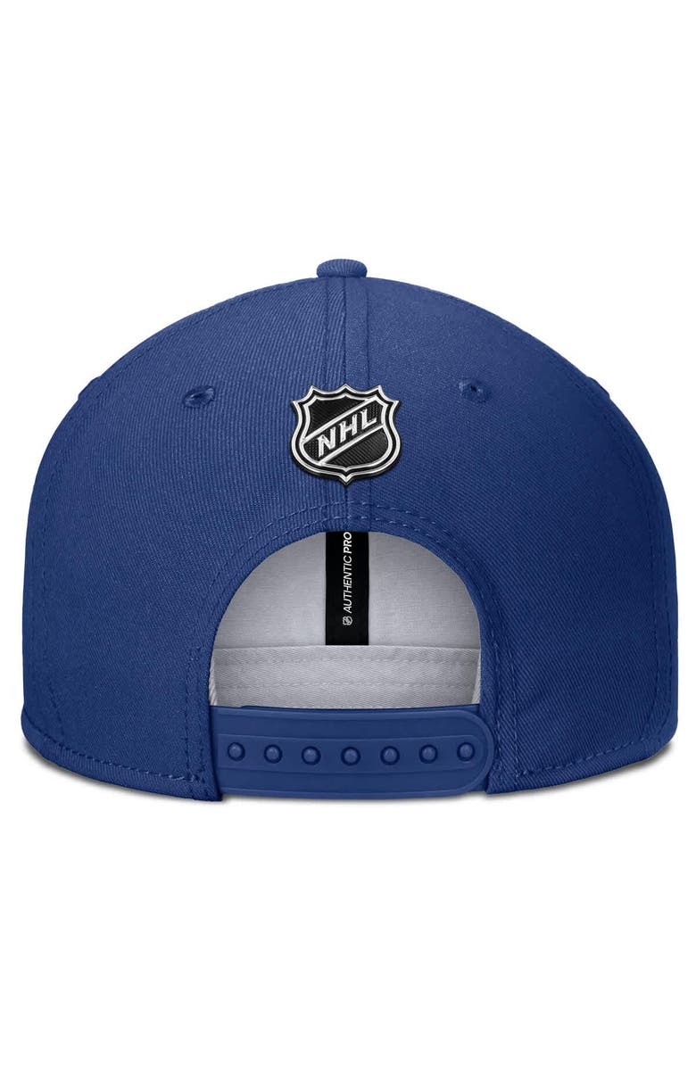 FANATICS Men's Fanatics Blue Tampa Bay Lightning Authentic Pro Rink Snapback Hat, Alternate, color, Blue