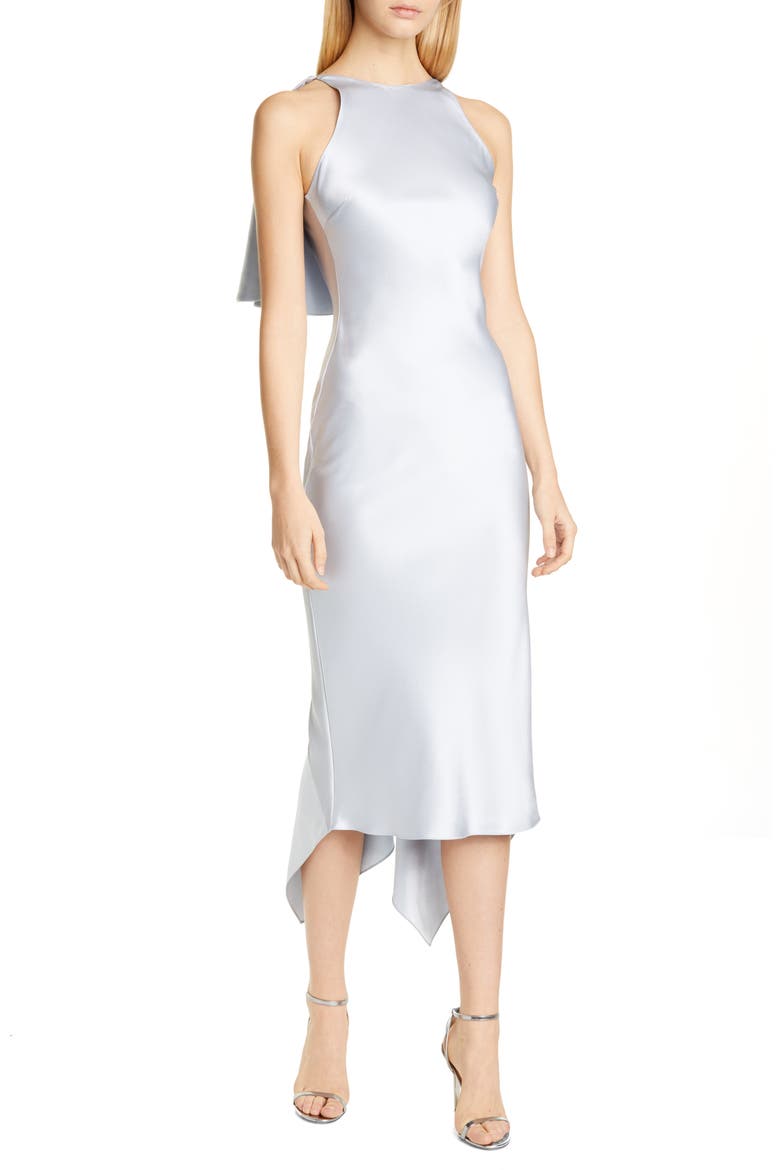 Sleeveless Cocktail Dress, Main, color, PEARL BLUE