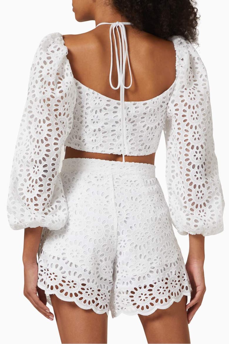 Lucia Top, Alternate, color, White Eyelet
