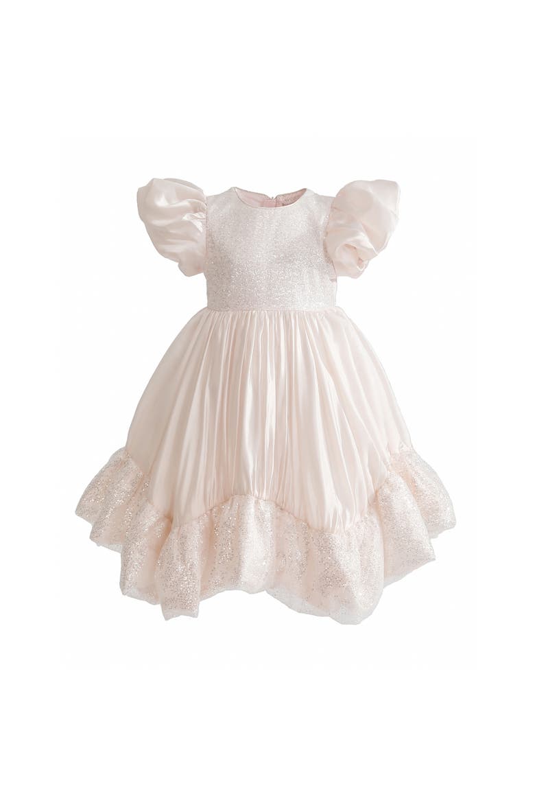 Aurora Glitter Party Dress, Main, color, Pink