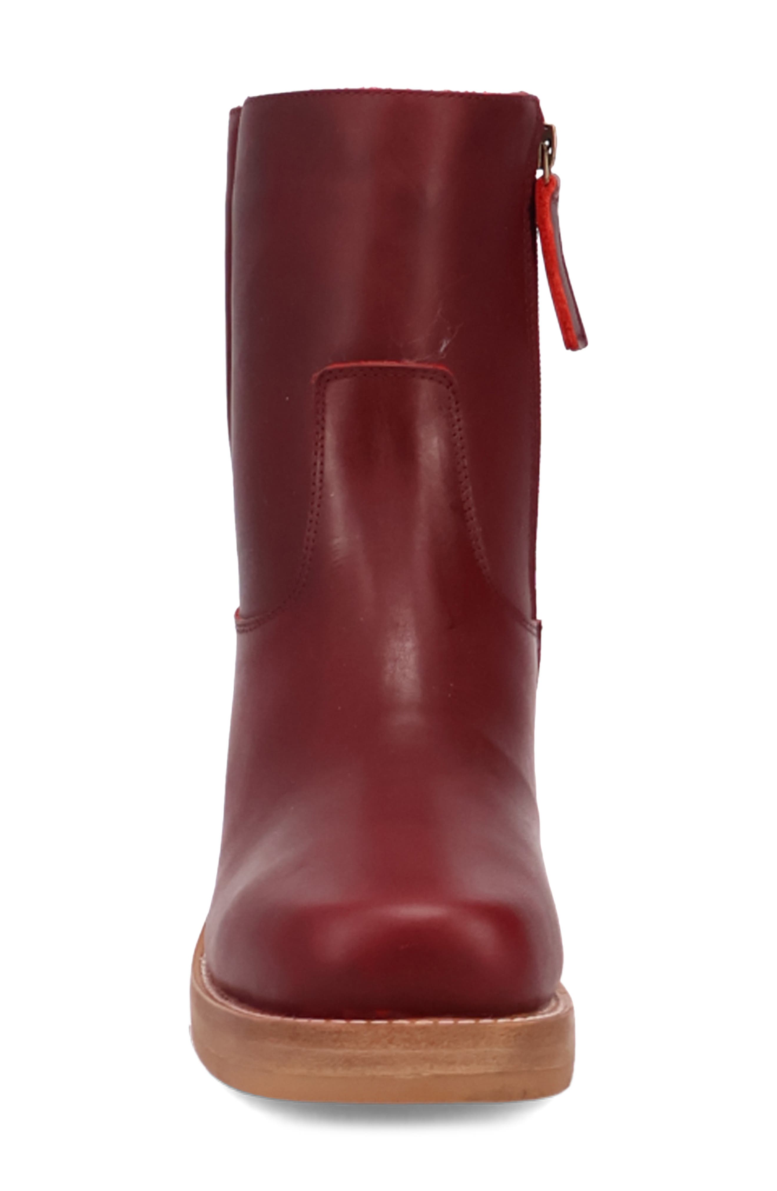 Roxy Bootie, Alternate, color, MERLOT