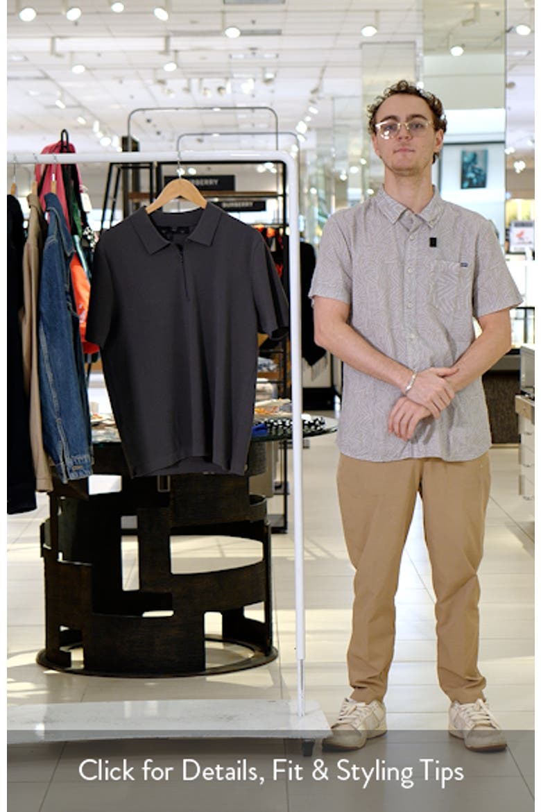 Zip Cotton Blend Polo video