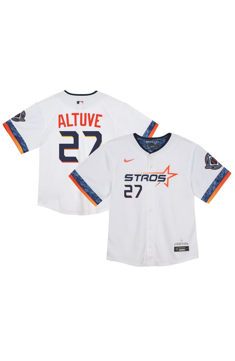 Nike Toddler Nike Jose Altuve White Houston Astros 2025 City Connect Limited Player Jersey, Main, color, White