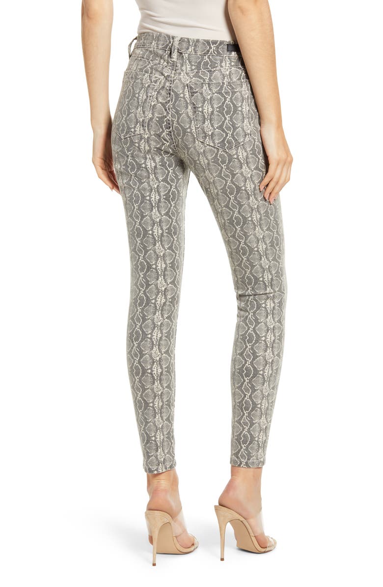BLANKNYC Snake Print Skinny Jeans, Alternate, color, 