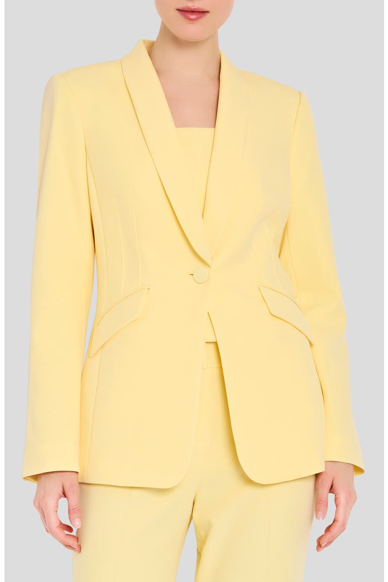 Shawl Collar Jacket, Main, color, BUTTERCUP