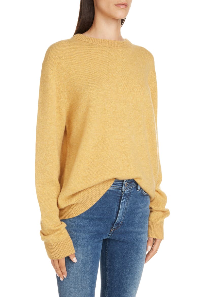 Kassio Cashmere Sweater, Alternate, color, MUSTARD YELLOW/ YELLOW DEGRADE