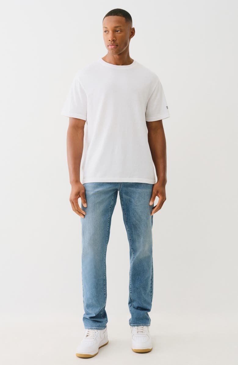 True Religion Geno Flap Pocket Slim Fit Jeans, Alternate, color, Light Idyllic