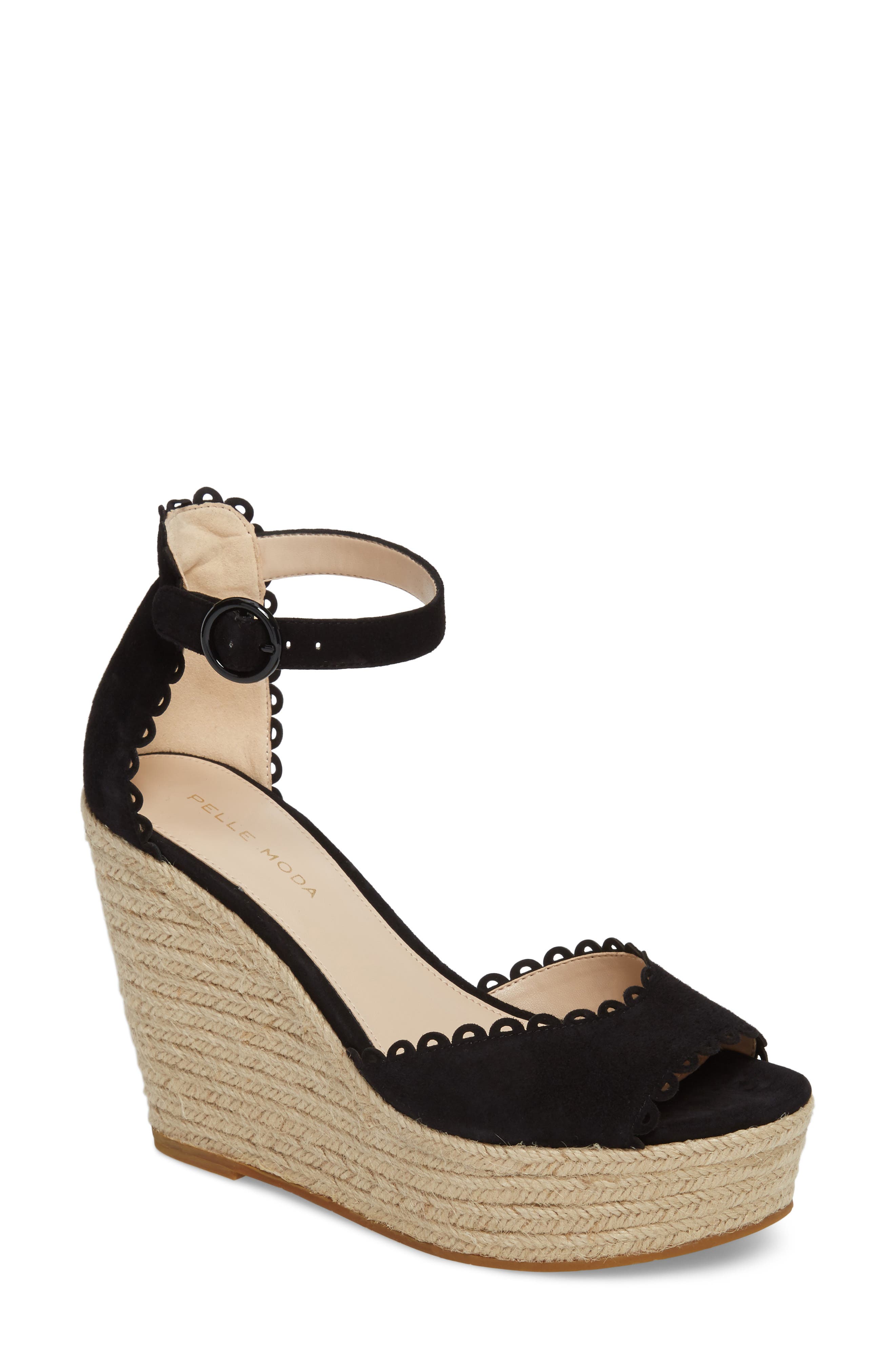 Pelle Moda Raine Platform Espadrille Sandal, Main, color, 