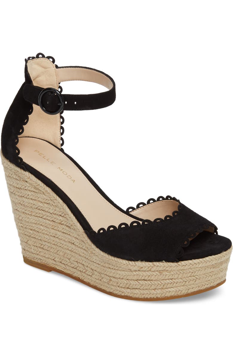 Pelle Moda Raine Platform Espadrille Sandal, Main, color,
