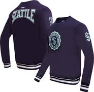 PRO STANDARD Men's Pro Standard Deep Sea Blue Seattle Kraken Crest Emblem Pullover Sweatshirt
