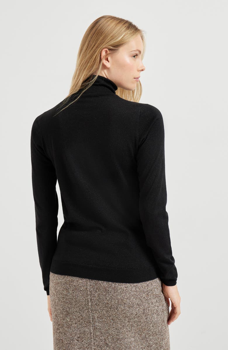 Brunello Cucinelli Lightweight sweater, Alternate, color, Black
