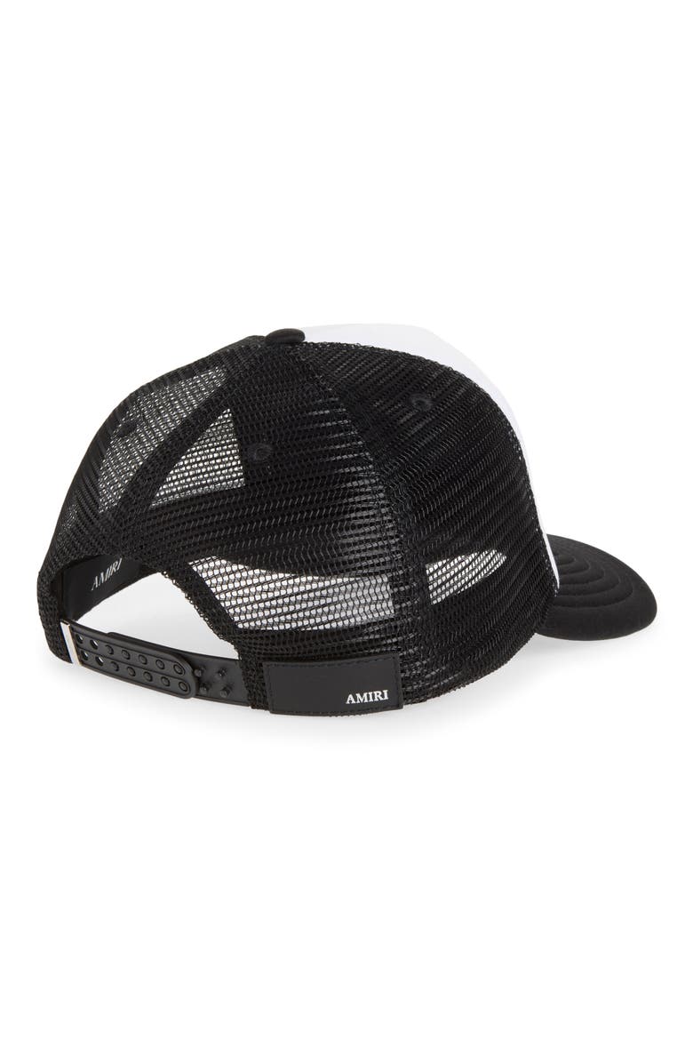 Wave Foam Trucker Hat, Alternate, color, BLACK