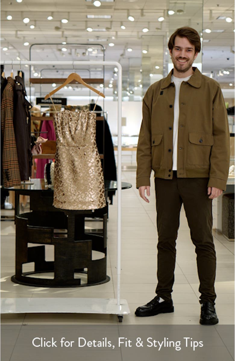 Linda Sequin Strapless Cocktail Minidress, sales video thumbnail