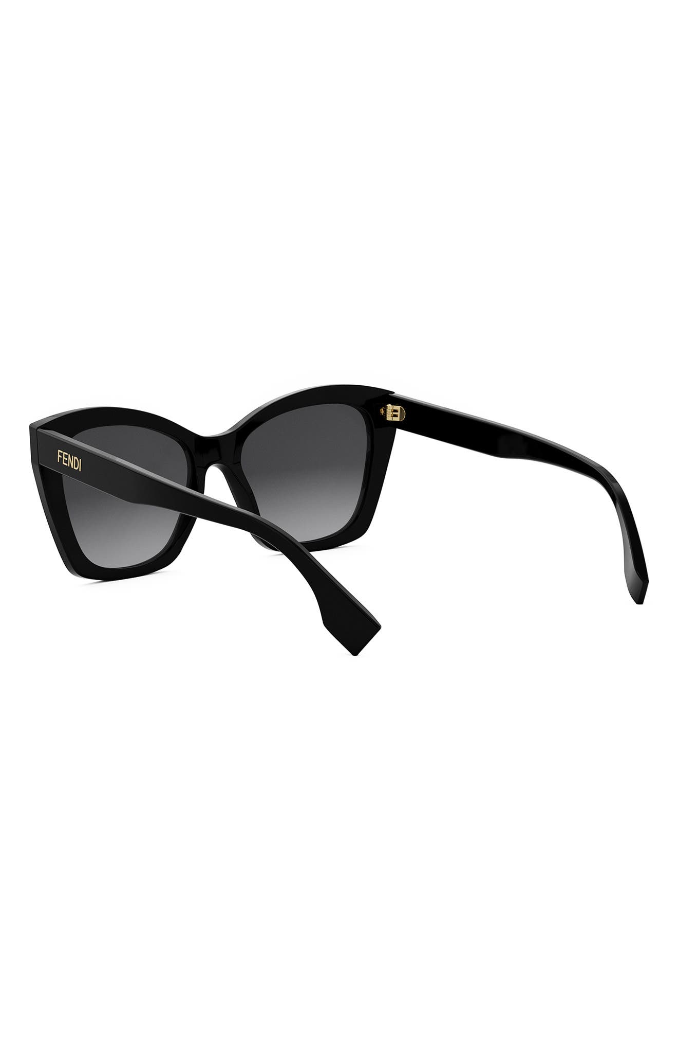 Fendi 'Fendi Lettering 55mm Gradient Square Sunglasses (Women