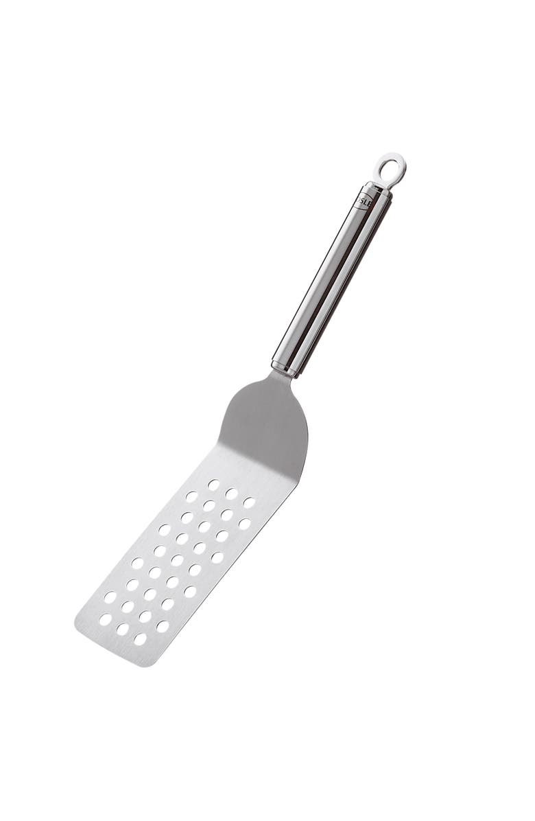 Rosle Stainless Steel Perforated Angled Spatula, 12.6-inch, Main, color, 