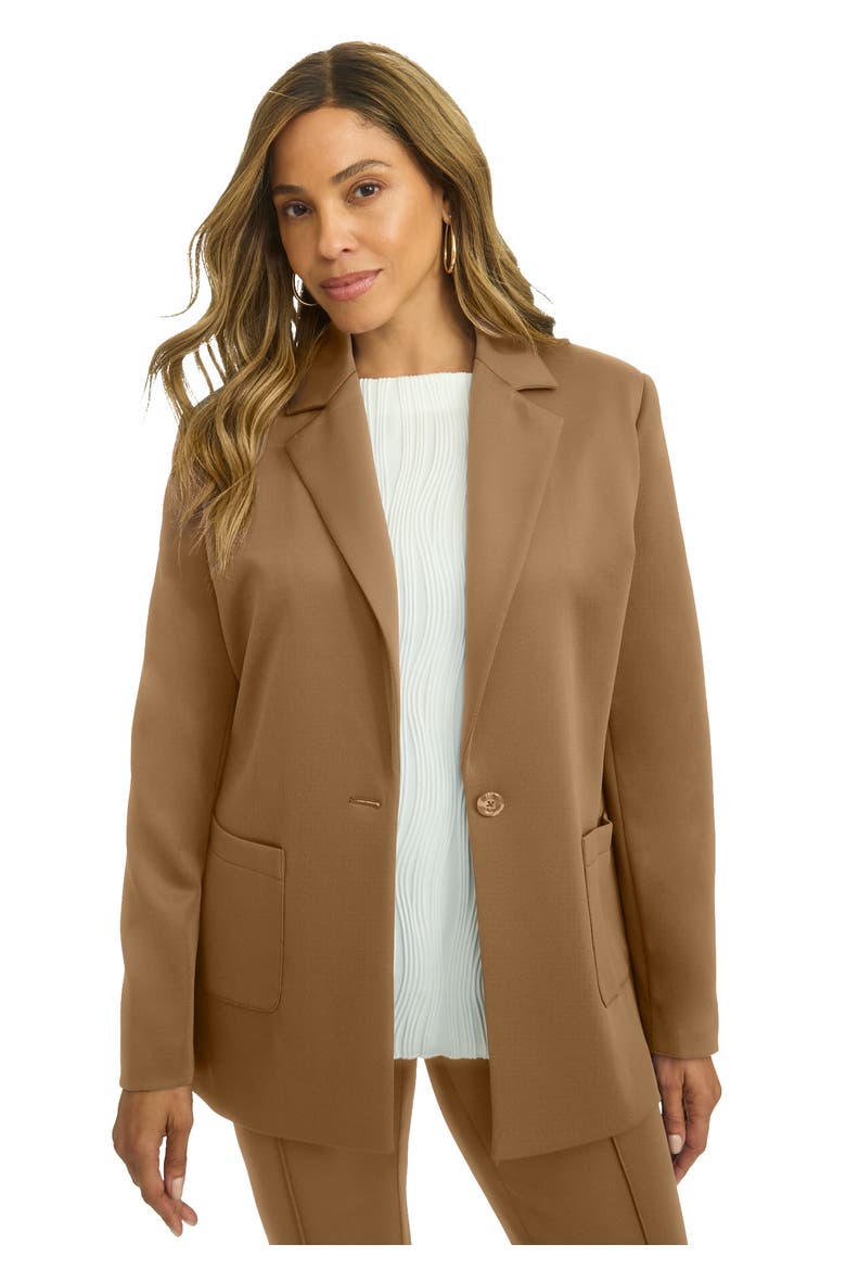 Perfectease Blazer, Main, color, BROWN MAPLE