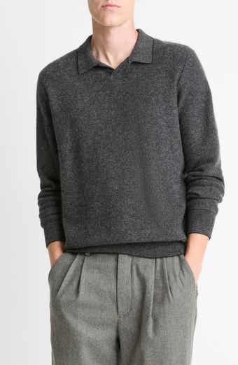 Boiled Cashmere Johnny Collar Sweater