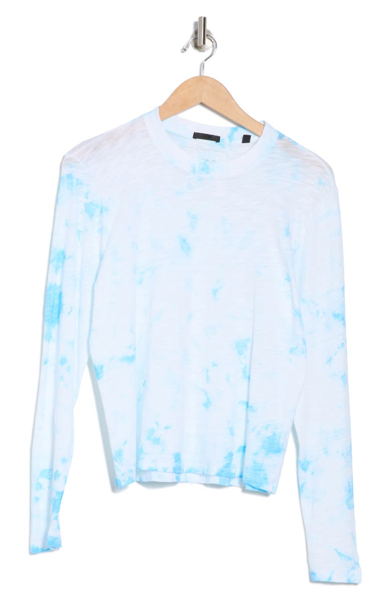 ATM Anthony Thomas Melillo Cloud Tie Dye Slub Long Sleeve T-Shirt, Alternate, color,