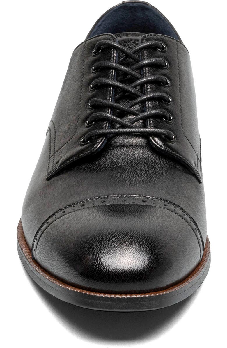 Stacy Adams William Cap Toe Oxford, Alternate, color, Black