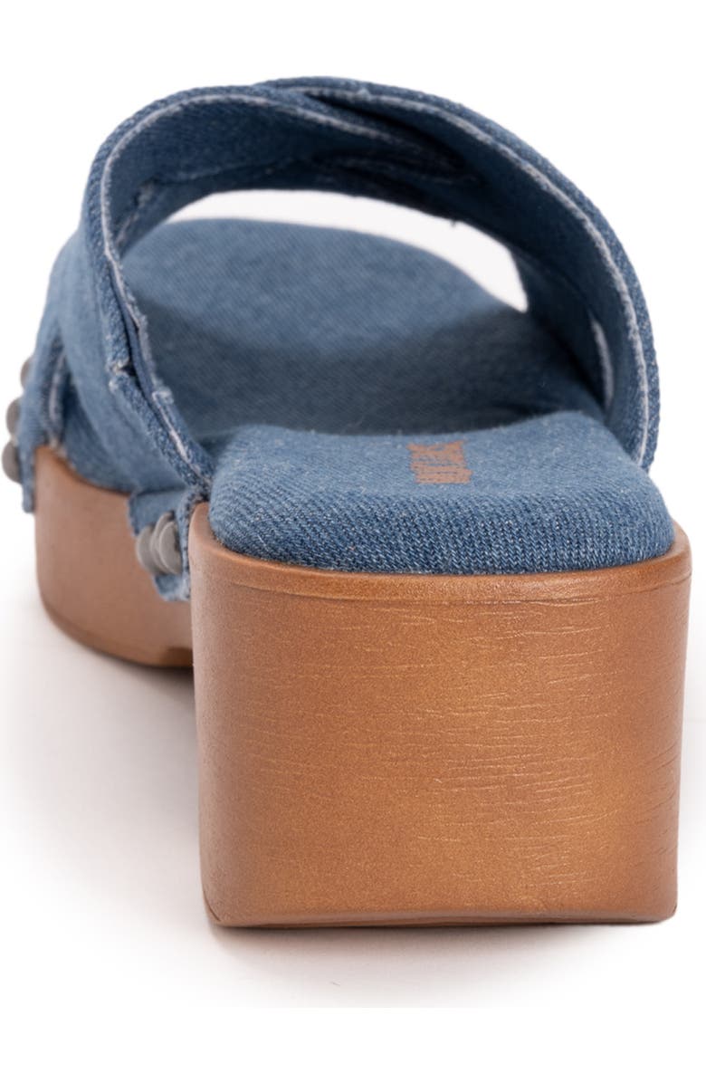 MUK LUKS Cadence Wedge Sandal, Alternate, color, Denim