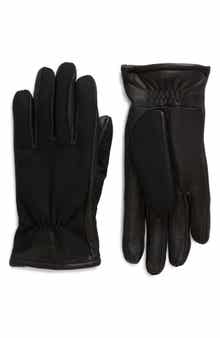 UGG® Faux Fur Lined Leather Gloves