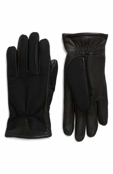 UGG® Faux Fur Lined Leather Gloves