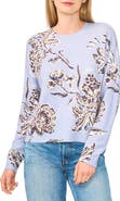 CeCe Floral Crewneck Sweater