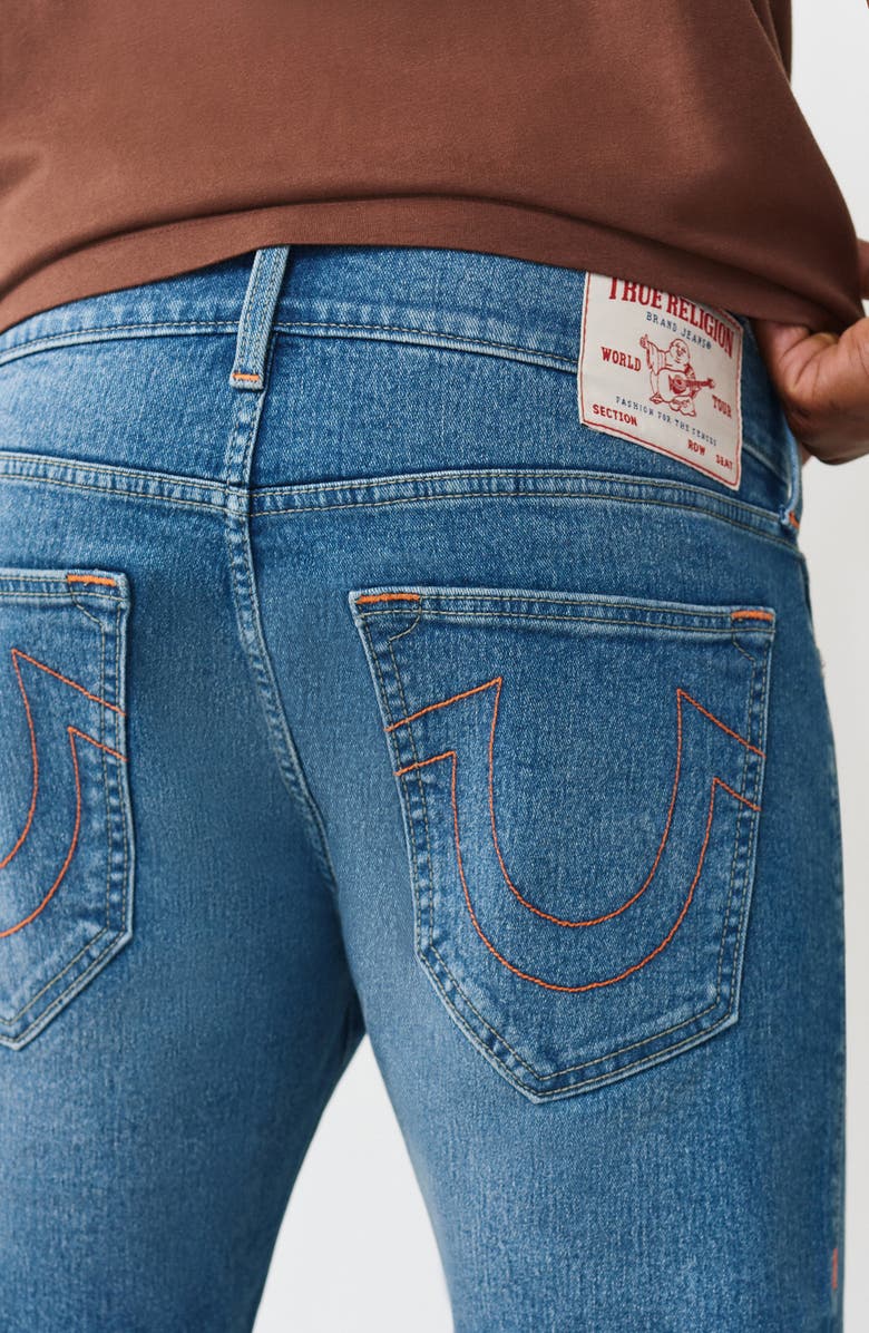 True Religion Ricky Denim Shorts, Alternate, color, Medium Neptune