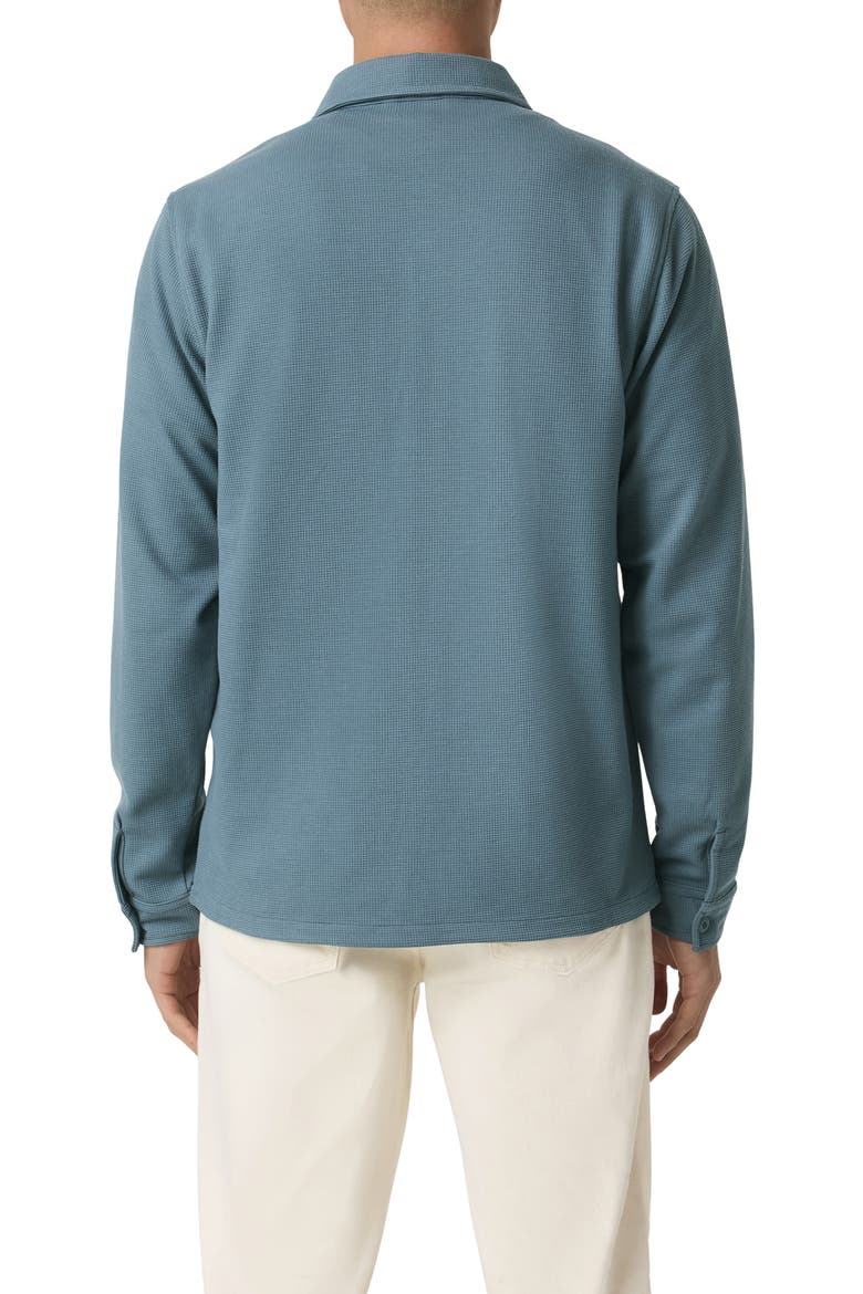 Waffle Shirt Jacket, Alternate, color, ABYSS