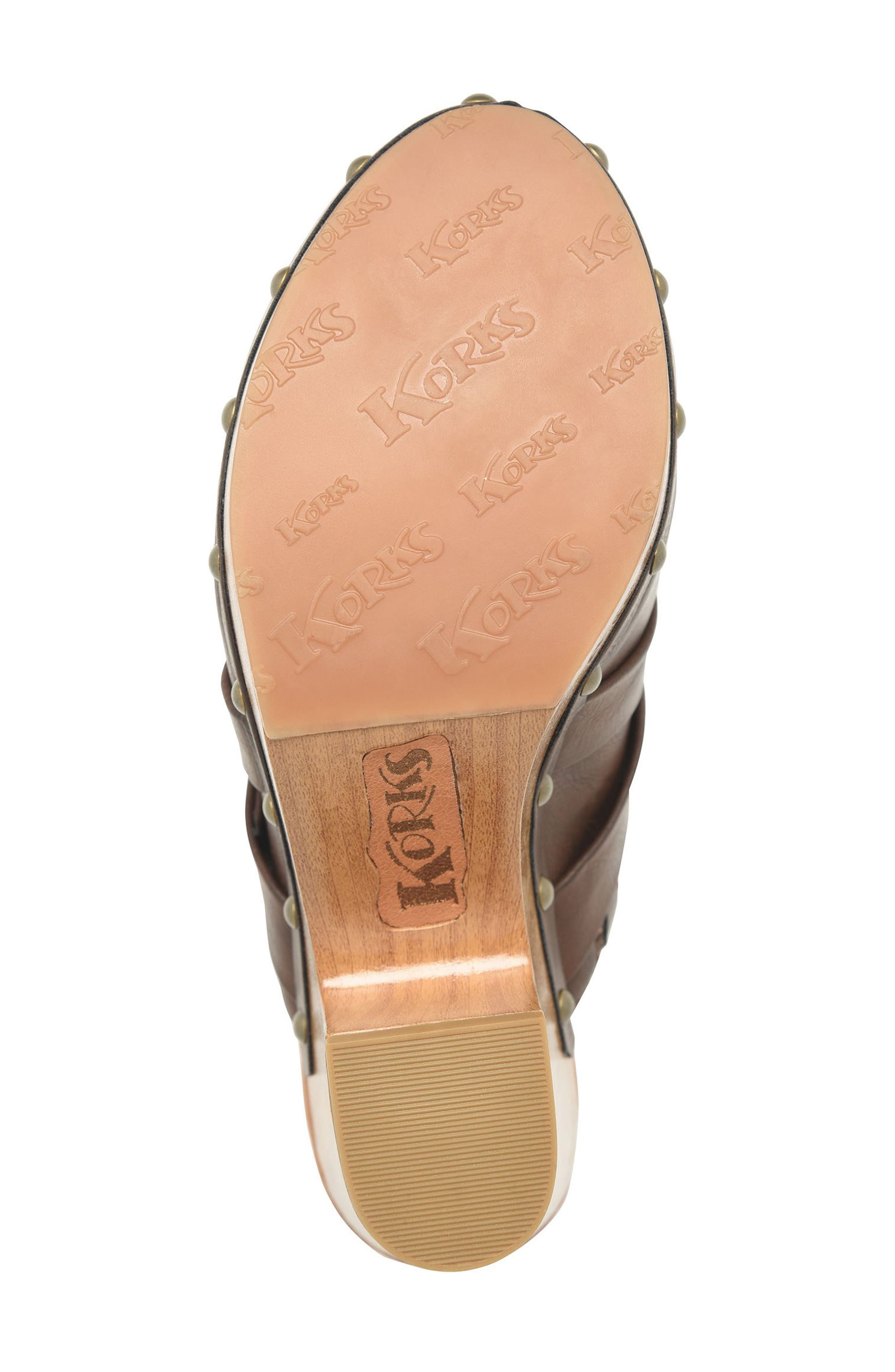 Abby Stud Clog, Alternate, color, DARK BROWN