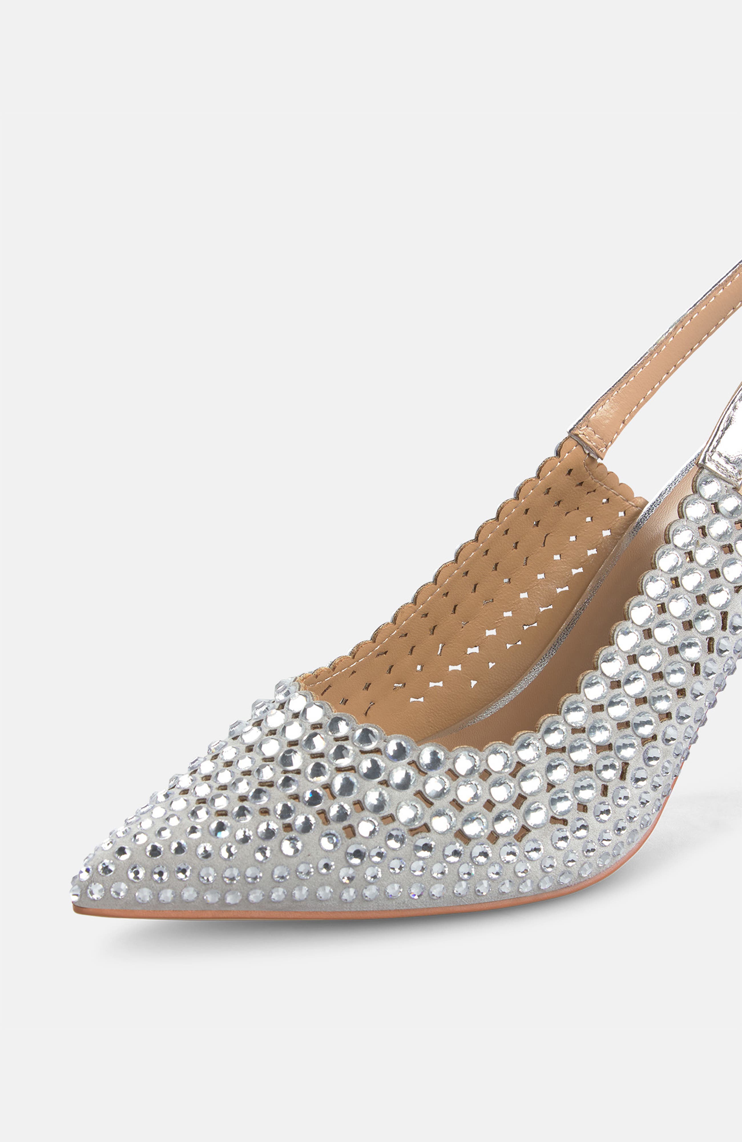 High Heeled Shoe, Alternate, color, Metallic Silver