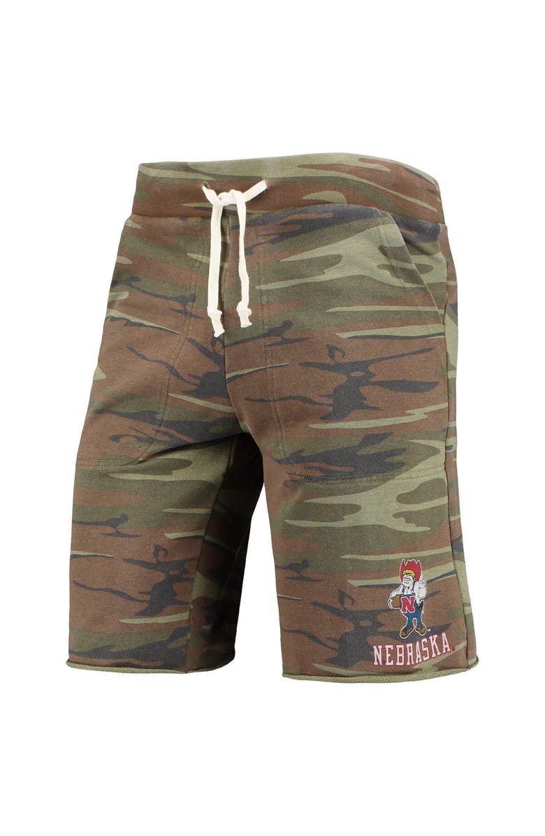 A AND A GLOBAL Men's Camo Alternative Apparel Nebraska Huskers Victory Lounge Shorts, Alternate, color, 