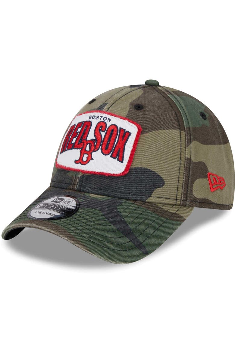 Men's New Era Camo Boston Red Sox Gameday 9FORTY Adjustable Hat, Main, color, Camo
