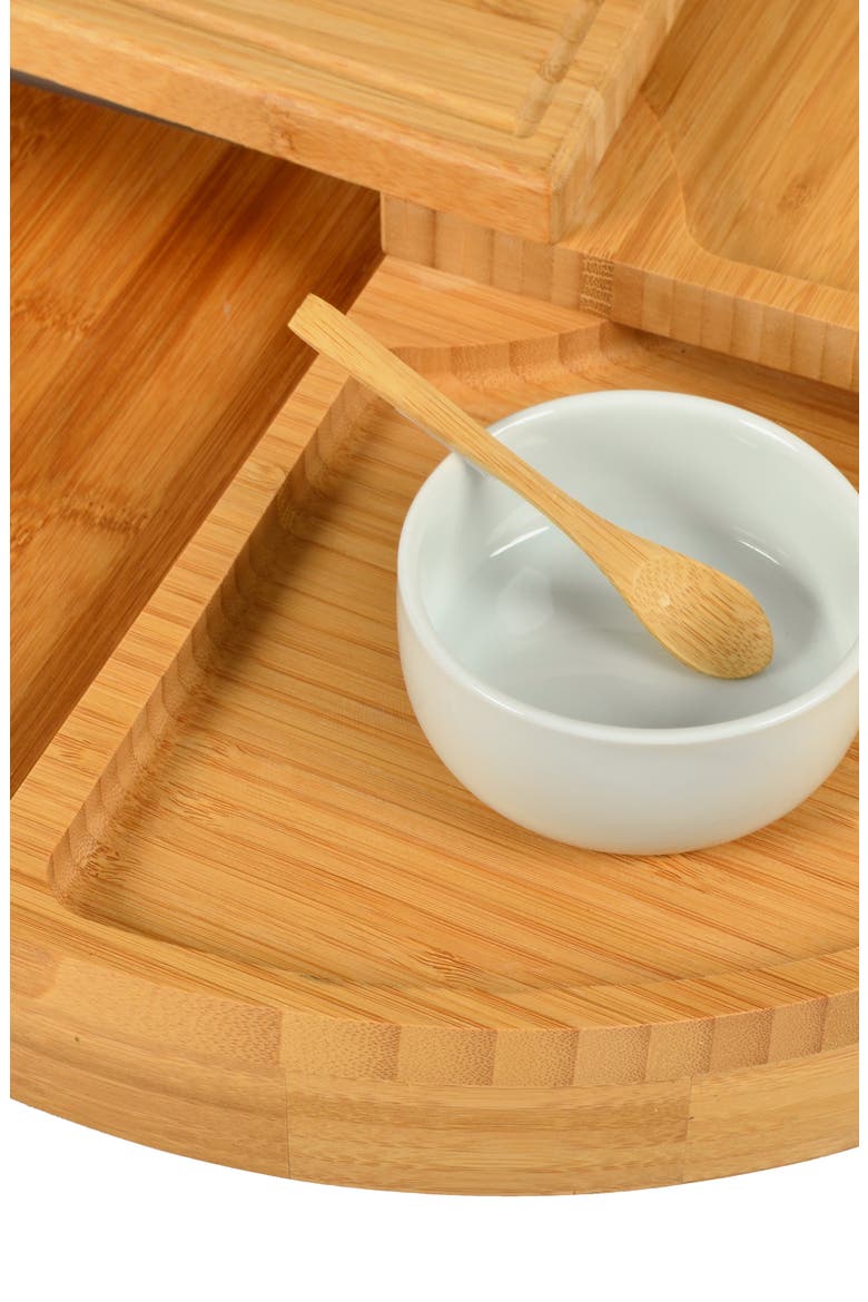Convertible 6-Piece Charcuterie Set, Alternate, color, NATURAL